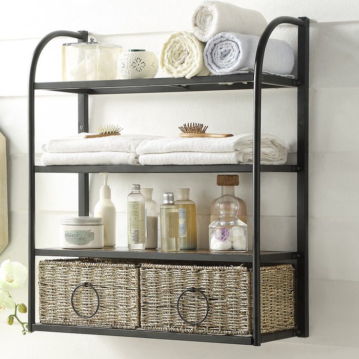 How to Add more Storage Space to your Small Bathroom: 8 Functional and Decorative Wall&nbsp;Shelves