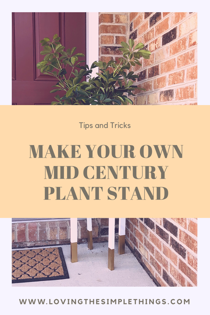 how to make a mid century plant stand. Things you need to know before making a mid century plant stand. DIY Mid century plant stand.