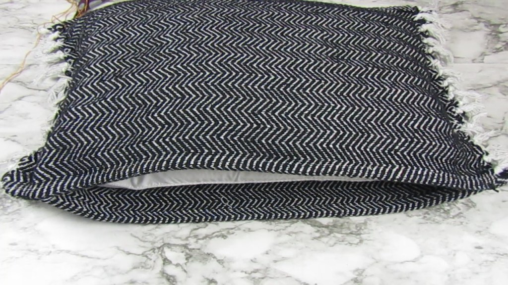 DIY Boho Woven Throw Pillow. How to Sew a Boho Woven Throw Pillow